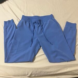 Jaanuu Ceil Blue Jogger Scrub Pants